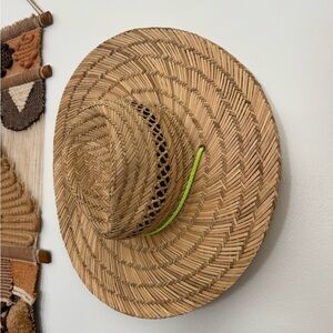 Free Press Accessories Women's Hat One Size Wide Brim Straw Hat